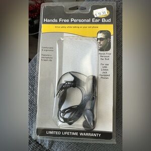 Brand new in plastic “Hands free personal ear bud.